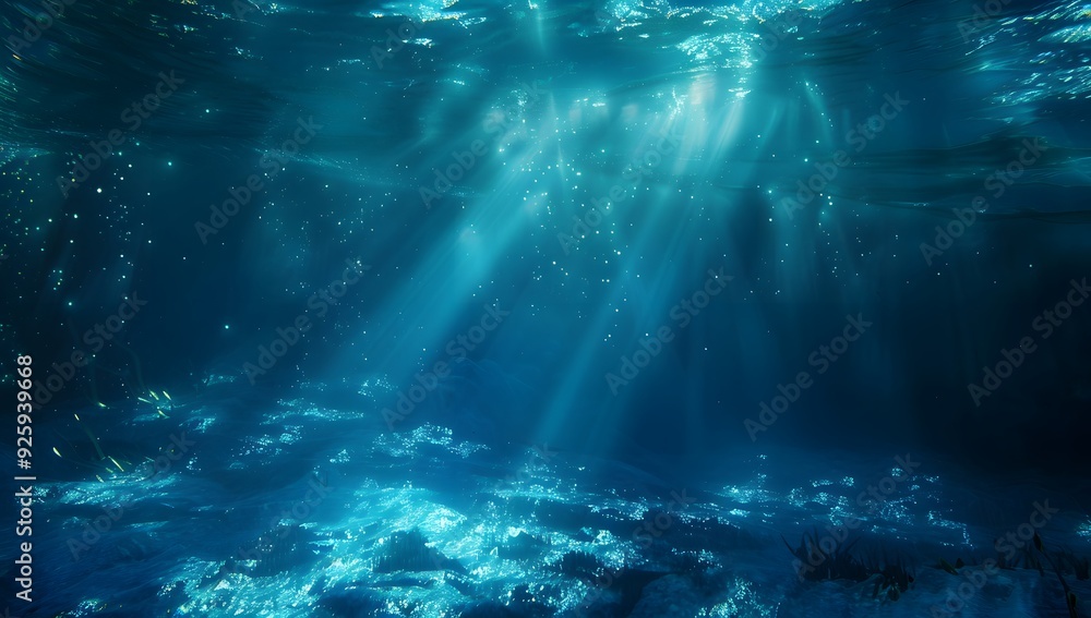 A dark ocean with a blue background and the ocean in the background
A dark ocean with a blue background and the ocean in the background