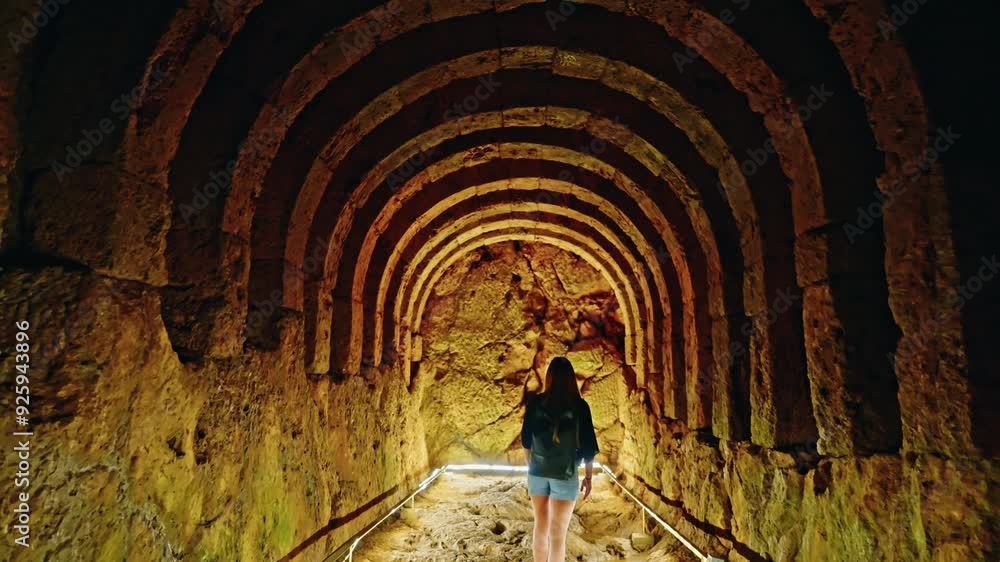 Panoramic view of the Necromanteion Acheron in Greece.
Archeological site of an ancient greek mythological underworld. Panoramic view of the Necromanteion Acheron in Greece.
Archeological site of an ancient greek mythological underworld.