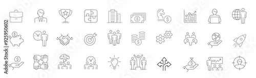 Business icons set