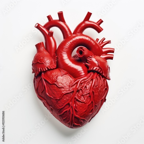 a heart of human on white background,real photo --v 5.2 Job ID: f3cf16b5-ce48-47ea-81ce-8f4d75a8bc9c