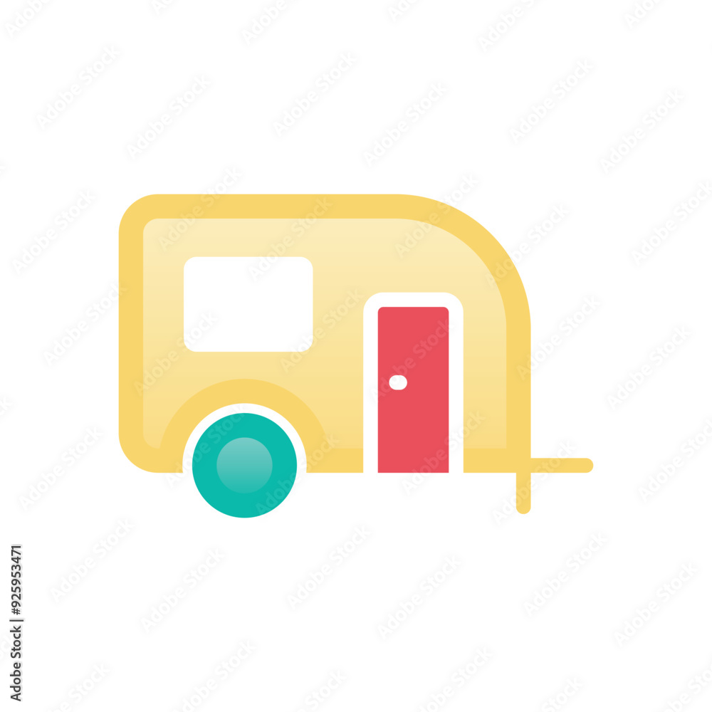 Caravan vector icon