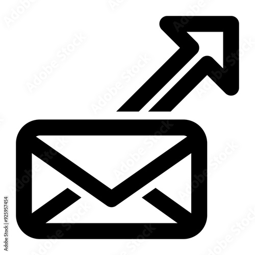 send email, sending email, email sent, emailing, communications, email outline icon
