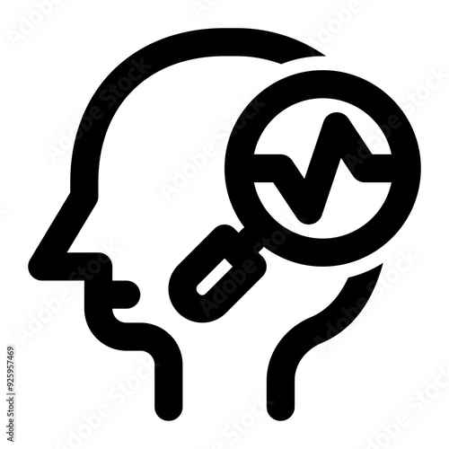 interpretation, interpreter, perception, human analysis, human thinking, understanding outline icon