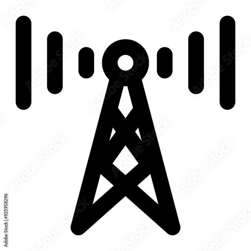 transmission, communication, transmitter, telecommunication, tower, network, signal outline icon