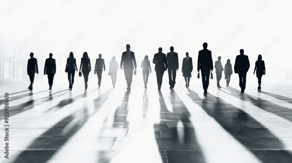 Vector silhouettes of Crowd silhouette,People group shadow men and a women business people silhouettes,person team mystery,Vector illustration black shapes isolated on white background. Vector silhouettes of Crowd silhouette,People group shadow men and a women business people silhouettes,person team mystery,Vector illustration black shapes isolated on white background.
