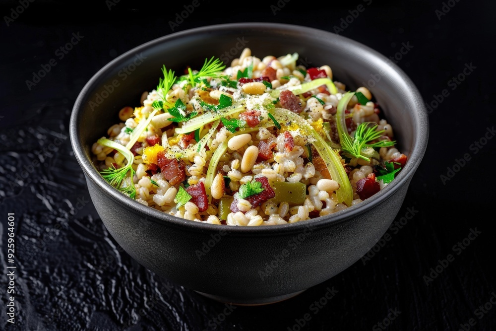 Refreshing Barley Salad with Zesty Orange Glaze Refreshing Barley Salad with Zesty Orange Glaze