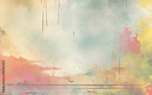 Colorful modern artwork, abstract paint strokes, oil painting on canvas. Acrylic art, artistic texture. Brush daubs and smears grunge background, hand painted