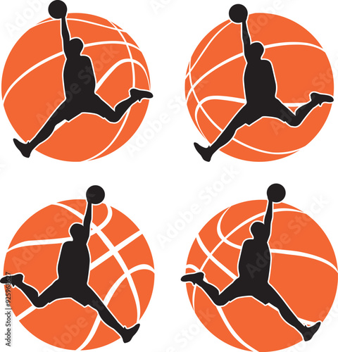 Wallpaper Mural Basketball Cut Files, Basketball Clipart, Basketball Player Silhouette Torontodigital.ca
