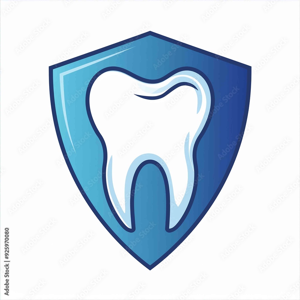 simple tooth dental shape, vector simple tooth dental shape, vector