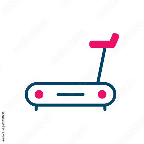 Treadmill vector icon