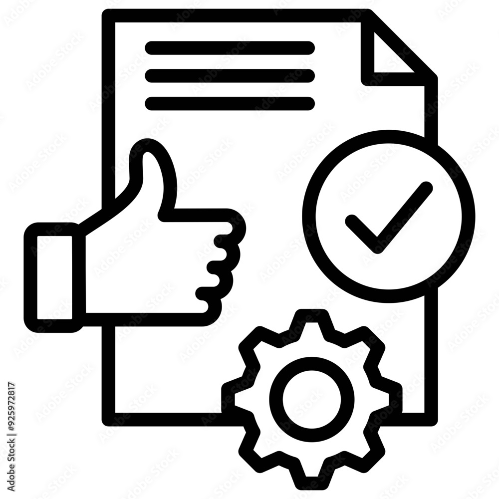 outline icon about procurement management outline icon about procurement management