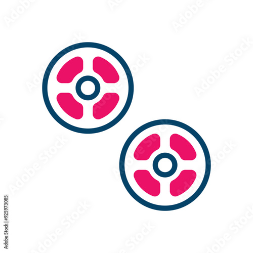 Plates  vector icon