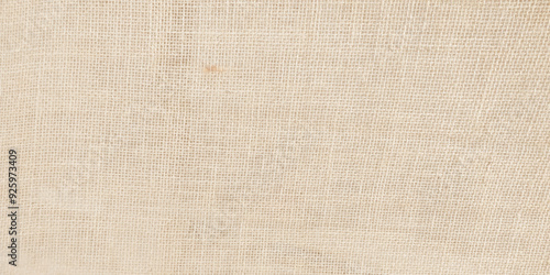 Jute pattern, rough burlap texture, canvas coarse cloth, brown woven rustic bagging. Natural hessian beige textile texture.  brown sackcloth for background.