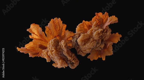 Hyper-Realistic and Ultra-Detailed Image of Two Pieces of Fried Chicken, Capturing Every Texture and Color