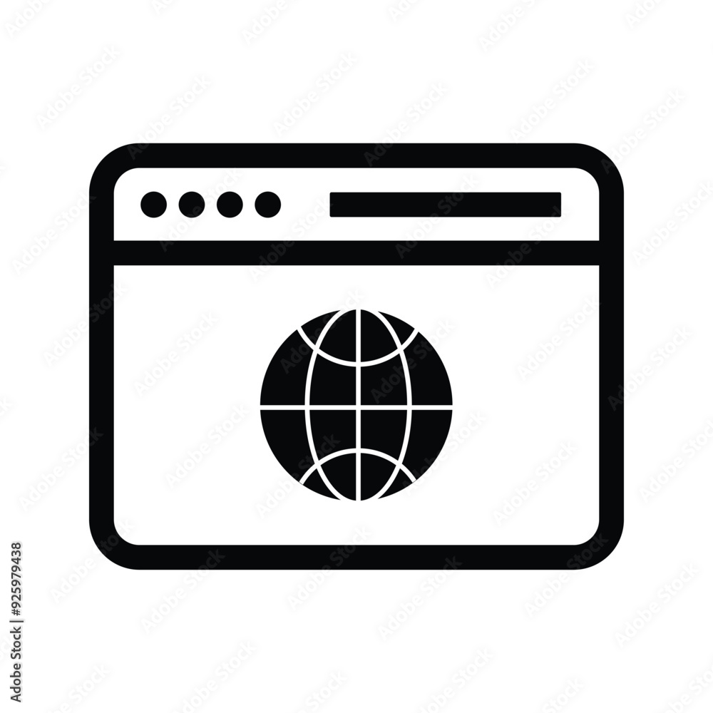 Browser web site icon Browser web site icon