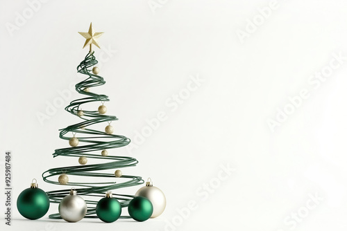 Christmas tree simple backg...