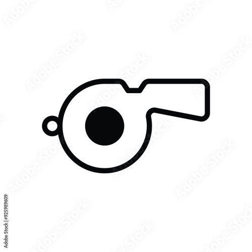 Whistle vector icon