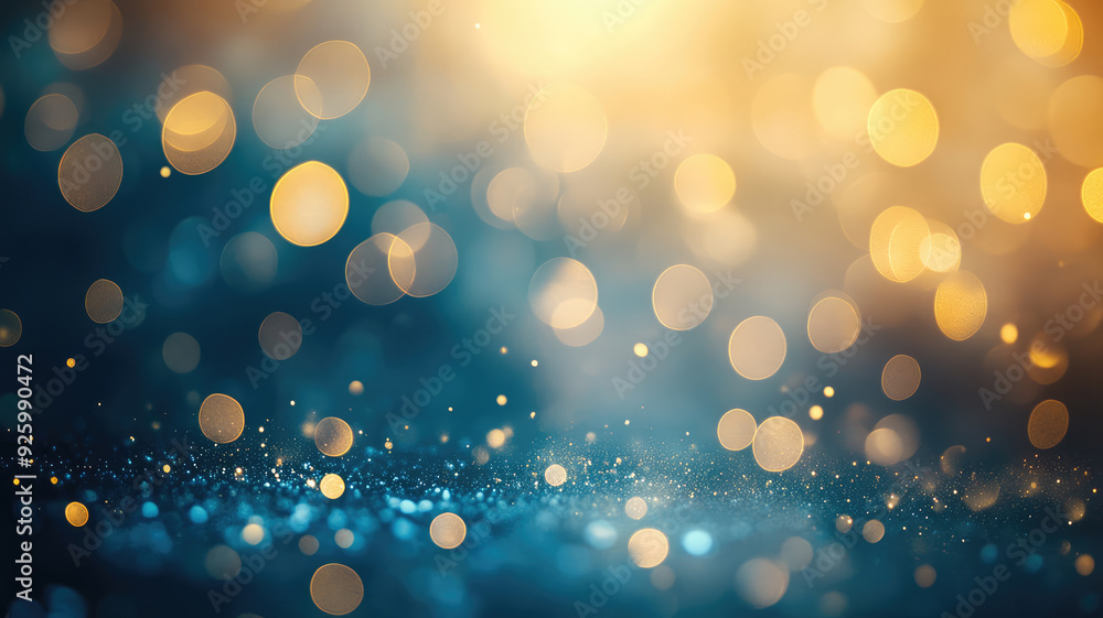 light bokeh blue and gold background, high definition photo light bokeh blue and gold background, high definition photo
