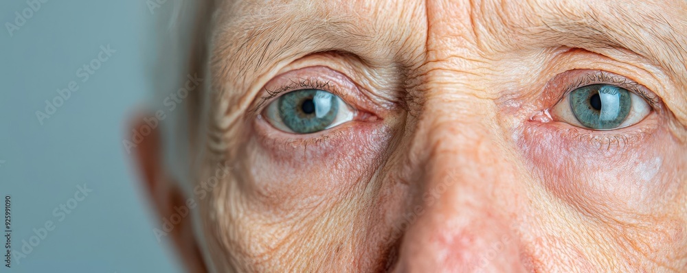 A close-up of an elderly person s face, showing deep lines and a distant expression, symbolizing the cognitive decline associated with Alzheimer s or dementia A close-up of an elderly person s face, showing deep lines and a distant expression, symbolizing the cognitive decline associated with Alzheimer s or dementia