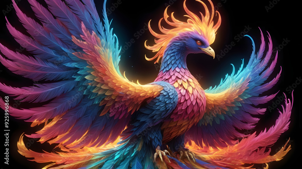 Fototapeta premium abstract colorful background, ai generated