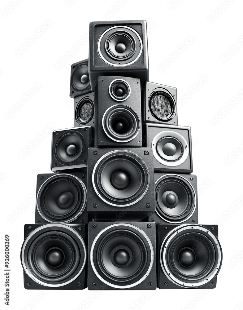 Stack of Speaker Isolated on Transparent Background PNG
Stack of Speaker Isolated on Transparent Background PNG