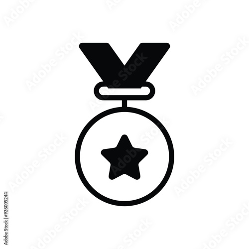 Medal vector icon