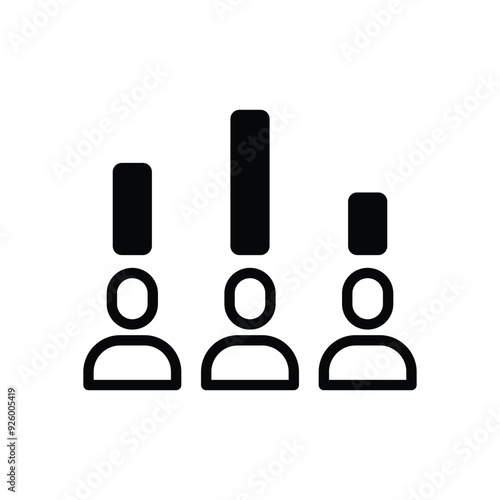 Chart vector icon