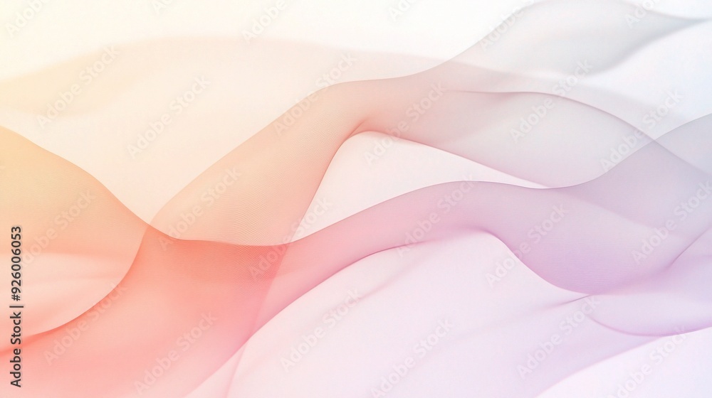 Obraz premium A soft, pastel-colored care background with gentle, flowing shapes, evoking a sense of warmth and comfort, copy space, High quality, + --ar 16:9 --v 6.1 Job ID: 5658df38-5099-42eb-b2f4-9b14c09f2dfd