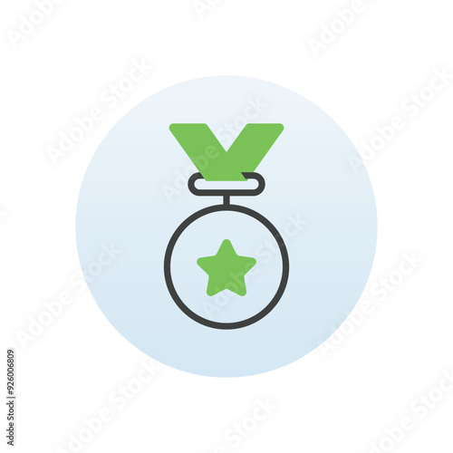 Medal vector icon