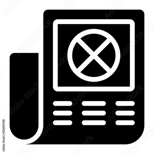 news embargo, press embargo, journalism, news, banned, restriction solid or glyph icon