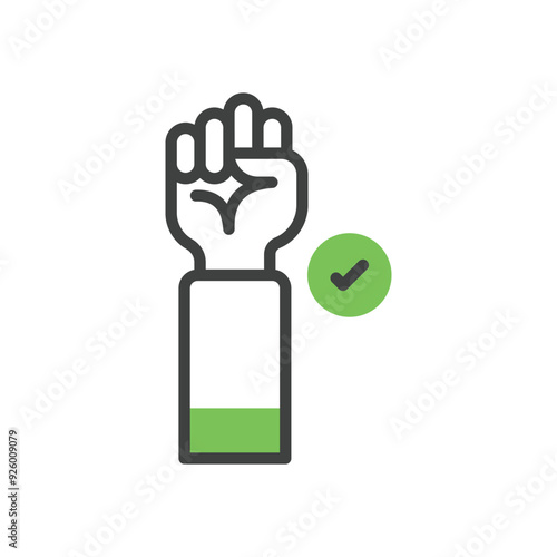 Yes vector icon