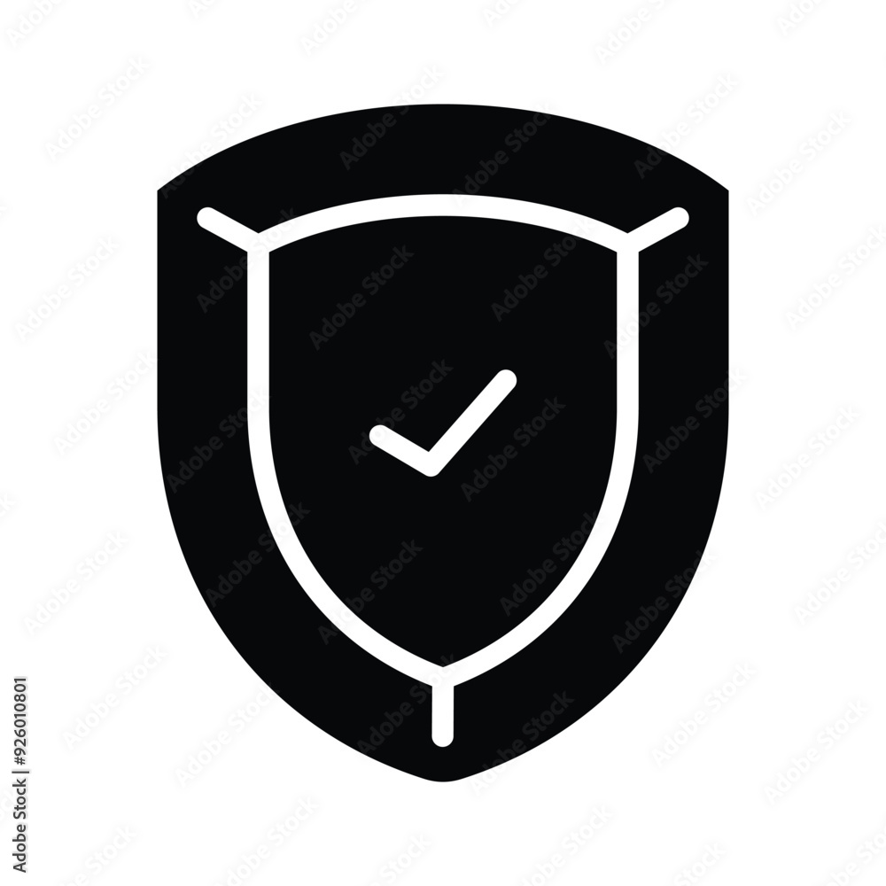 quality safety control icon solid vector design in trendy style quality safety control icon solid vector design in trendy style