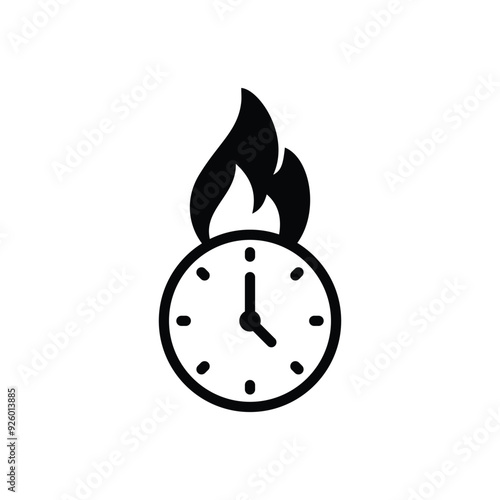 Lack Of Time vector icon