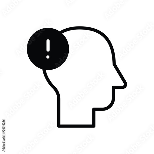 Phobia vector icon