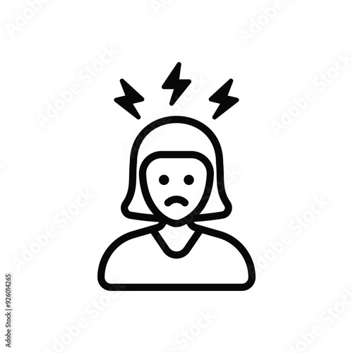 Panic Attacks vector icon
