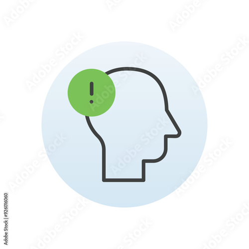 Phobia vector icon