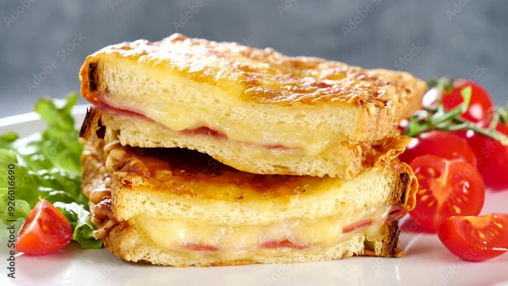 grilled ham and cheese sandwich, croque monsieur grilled ham and cheese sandwich, croque monsieur