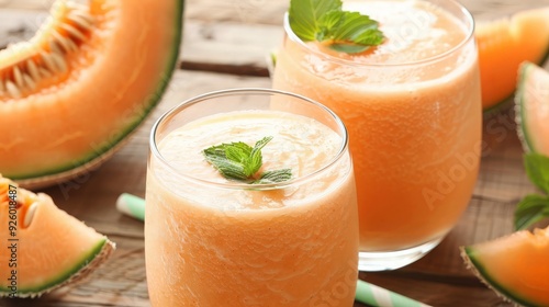 Refreshing Cantaloupe Smoothie