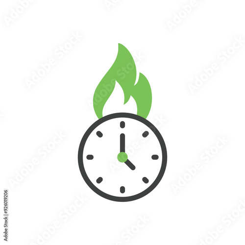 Lack Of Time vector icon