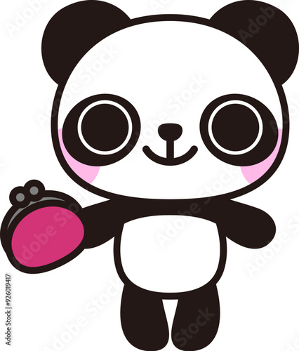 パンダ＆お財布（Panda, Wallet）