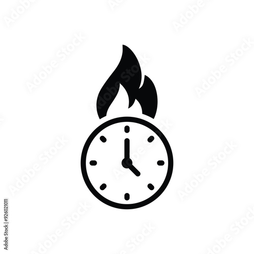 Lack Of Time vector icon