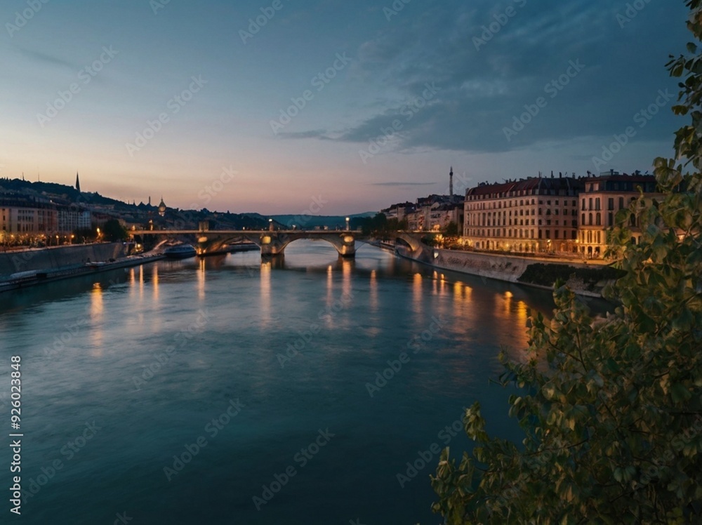 Obraz premium bridge at night