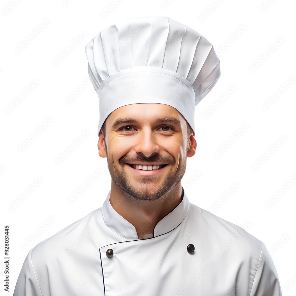 Happy Male Chef Portrait - Isolated, Transparent PNG Happy Male Chef Portrait - Isolated, Transparent PNG