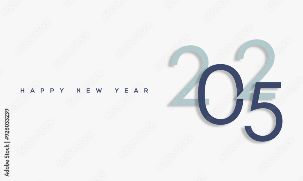 2025 Happy New Year greeting Card 2025 Happy New Year greeting Card