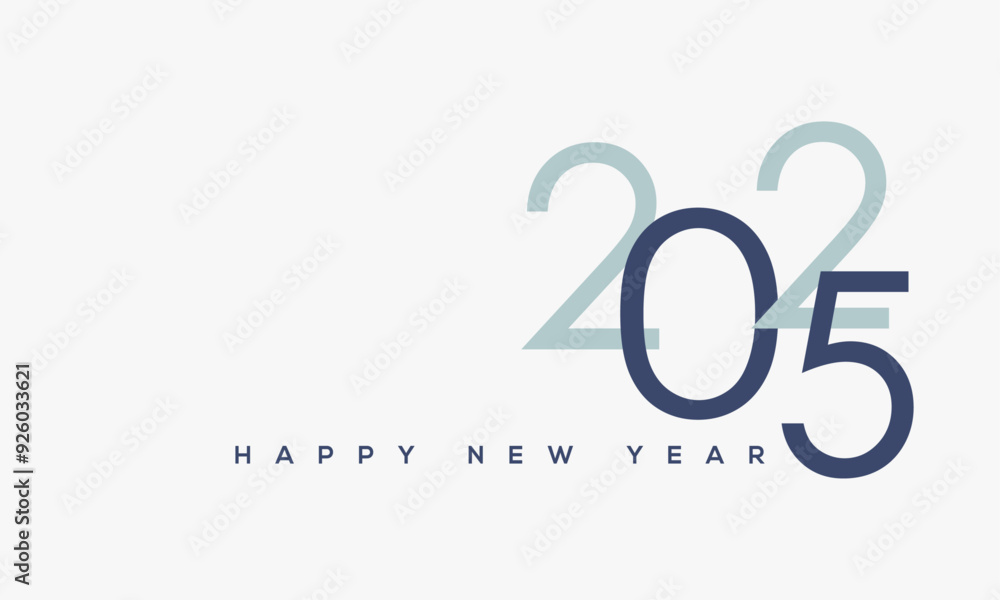 2025 Happy New Year greeting Card 2025 Happy New Year greeting Card