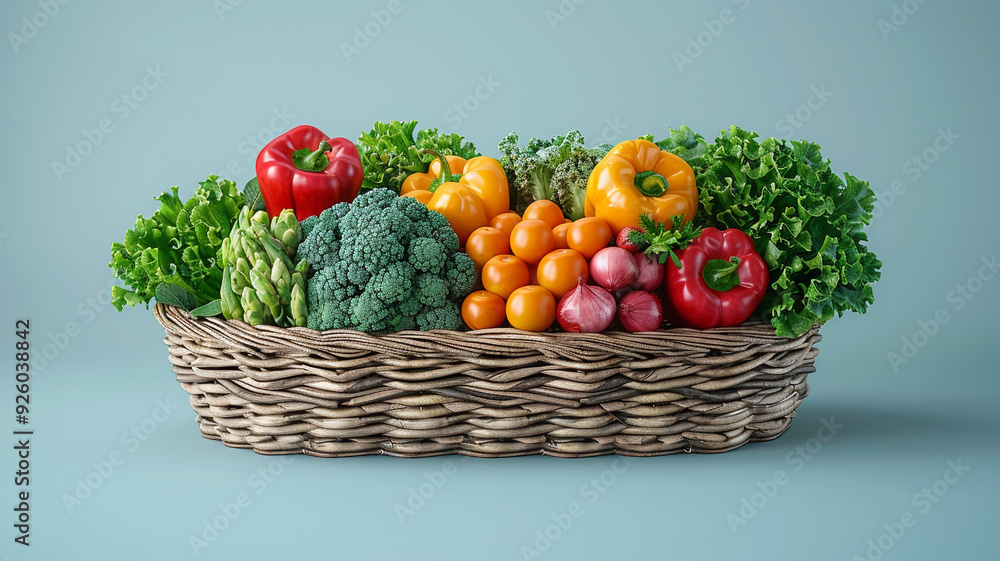 basket of vegetables basket of vegetables