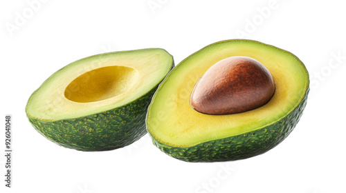 Halved Avocado with Seed photo