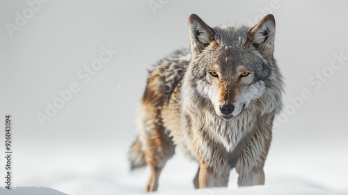 Wallpaper Mural Photographer photo of a gray wolf in the wild Torontodigital.ca