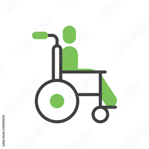  Disabled People Help vector icon
