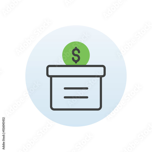  Donorship vector icon